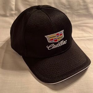 Black Micro-mesh Cadillac baseball cap